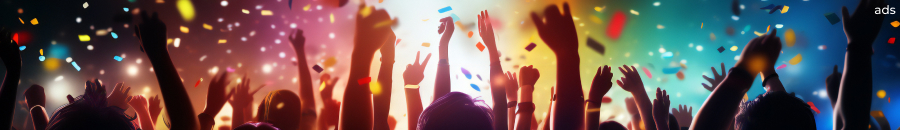 i love partying | people partying group party banner